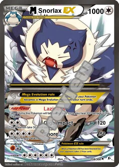mega snorlax card.